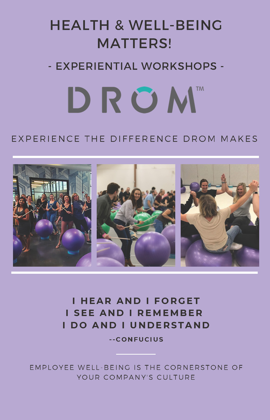 DROM for business team activities 1